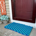 Triple Weave - Royal, Green, Light Blue Rope Mat