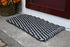 Double Weave Rope Mat - Black, Silver