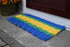 ON SALE Five Stripe Rope Mat - Royal Blue, Green, Yellow