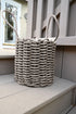 Solid Rope Basket - Dark Tan