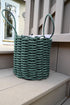 Solid Rope Basket - Hunter Green