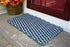 Double Weave Rope Mat - Navy, Silver