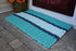 ON SALE Five Stripe Rope Mat - Teal, Navy, Seafoam